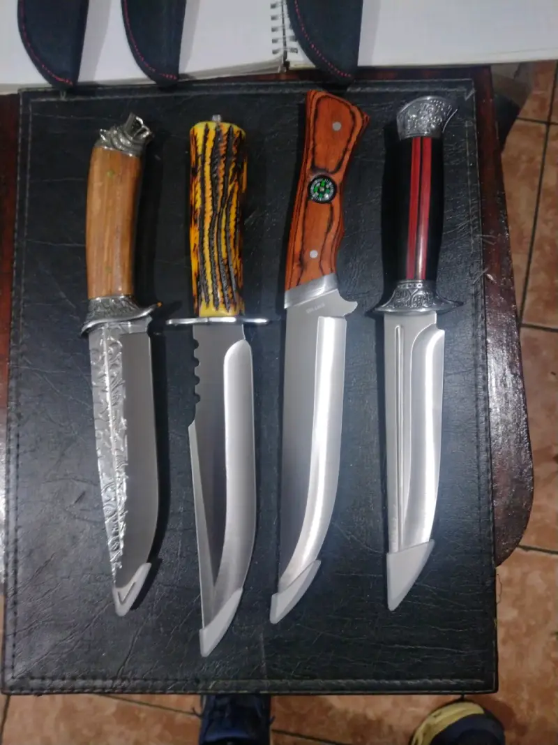 Set de cuchillos de caza con fundas - 2