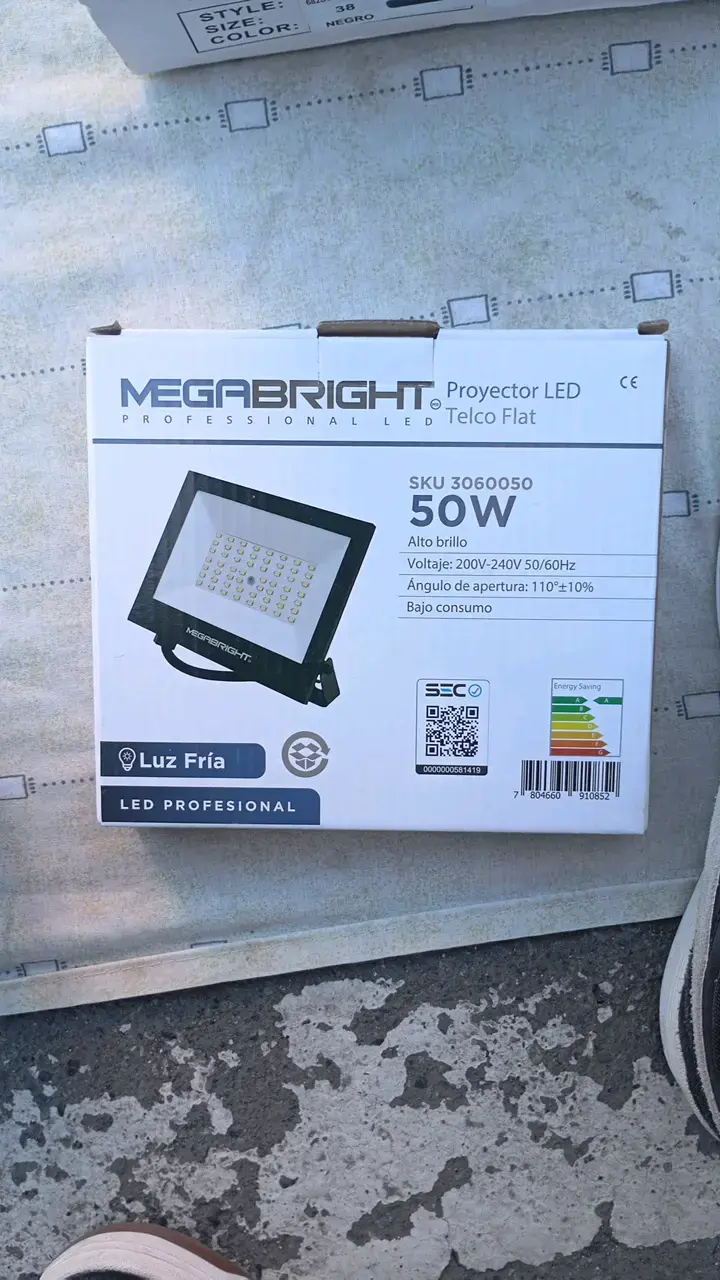 Proyector LED Megabright 50W Luz Fría