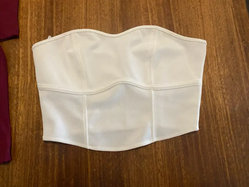 Polera strapless top hym