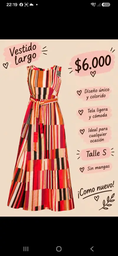 Vestido elegante semilargo con pedrería - miniatura 3