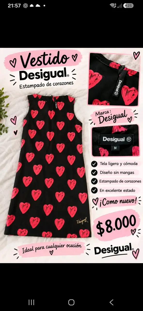 Vestido elegante semilargo con pedrería - 6