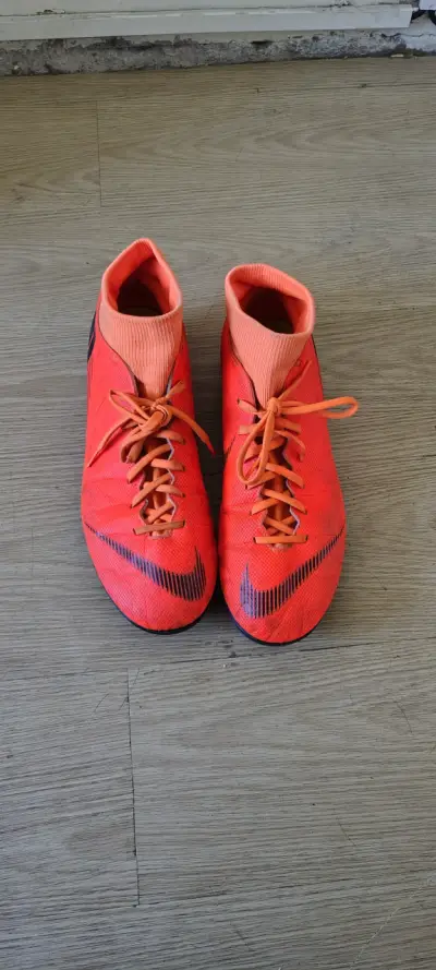 Botines de fútbol Nike Mercurial naranja - miniatura 1