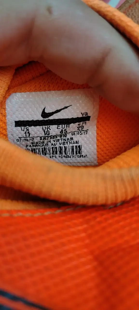 Botines de fútbol Nike Mercurial naranja - 5