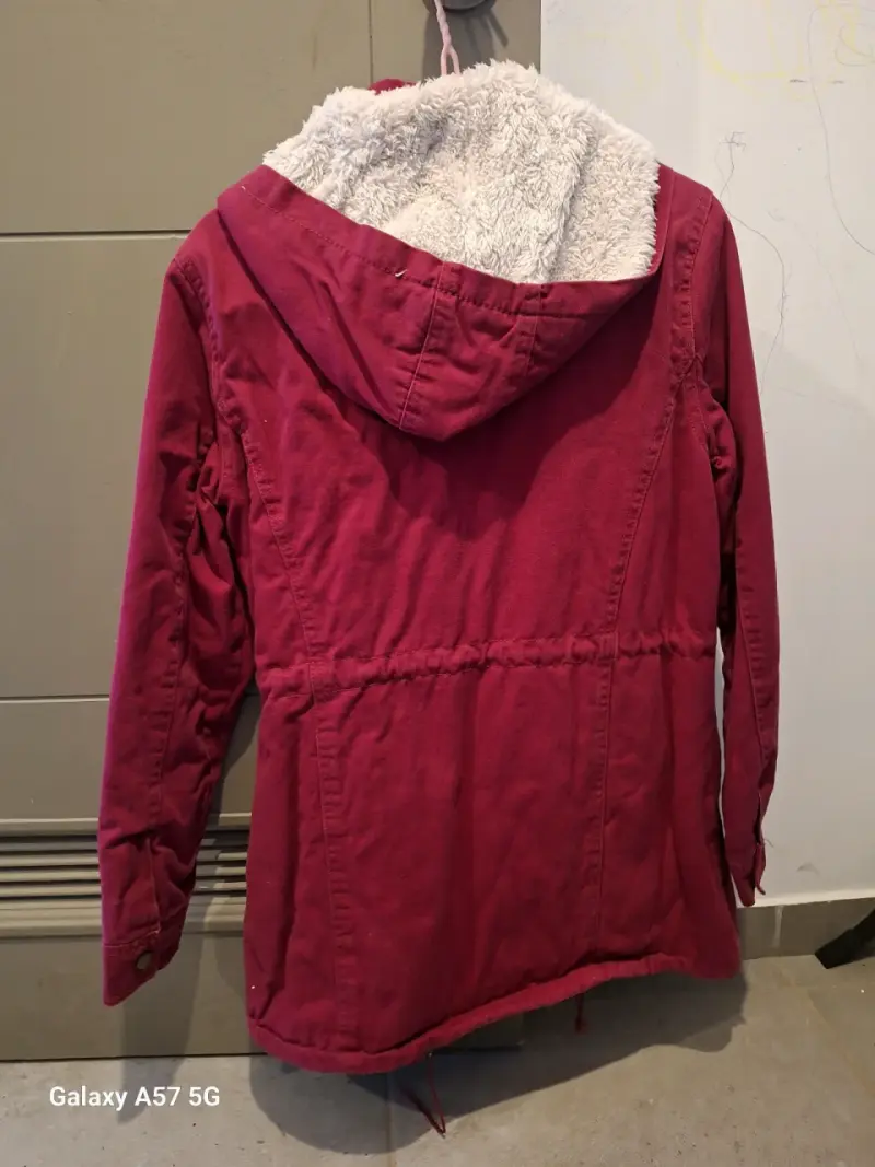 Parka Roja Mujer con Forro de Lana - 2