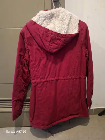 Parka Roja Mujer con Forro de Lana - miniatura 2
