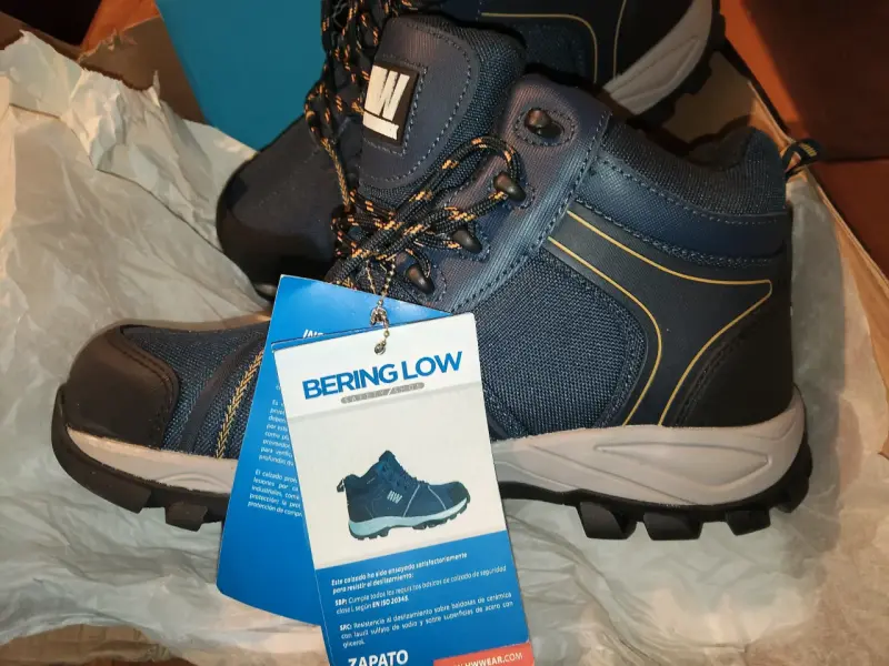 Botas de seguridad Bering Low azul con suela antideslizante - 2