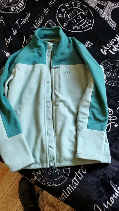 Chaqueta polar verde Uppii para hombre - miniatura 1