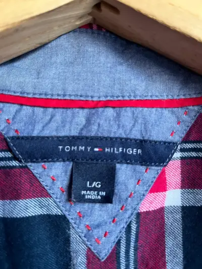 Camisa de franela a cuadros Nautica talla L - miniatura 6