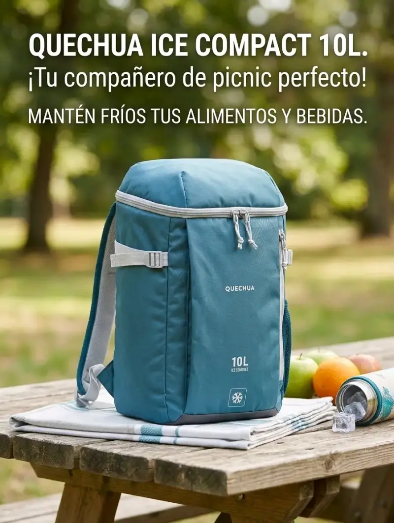 Mochila térmica Quechua Ice Compact 10L azul - 1