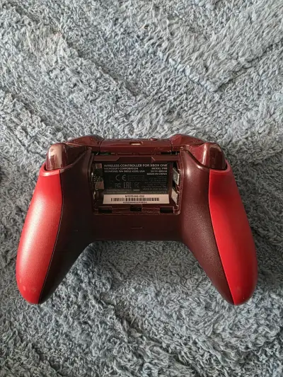 Control inalámbrico rojo para Xbox One original - miniatura 3