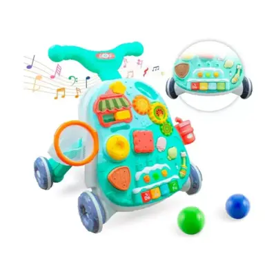 Andador musical para bebé con actividades - miniatura 3