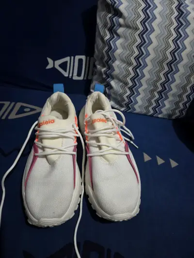 Zapatillas deportivas blancas Azaleia para mujer - miniatura 1