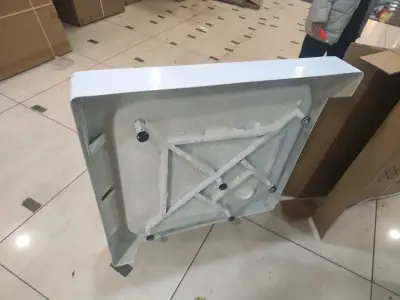 Receptáculo de ducha cuadrado blanco - miniatura 2