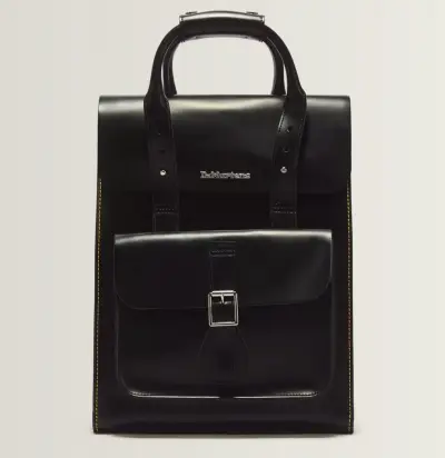 Mochila de cuero negra Dr. Martens - miniatura 1