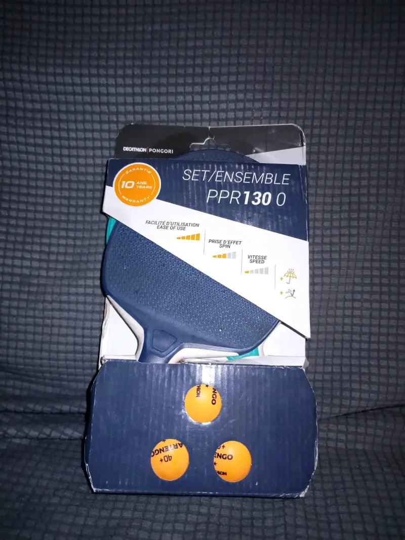 Set de Ping Pong Pongori PPR130 con Pelotas