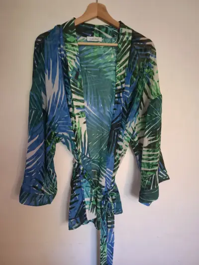 Kimono estampado hojas Calvin Klein - miniatura 2