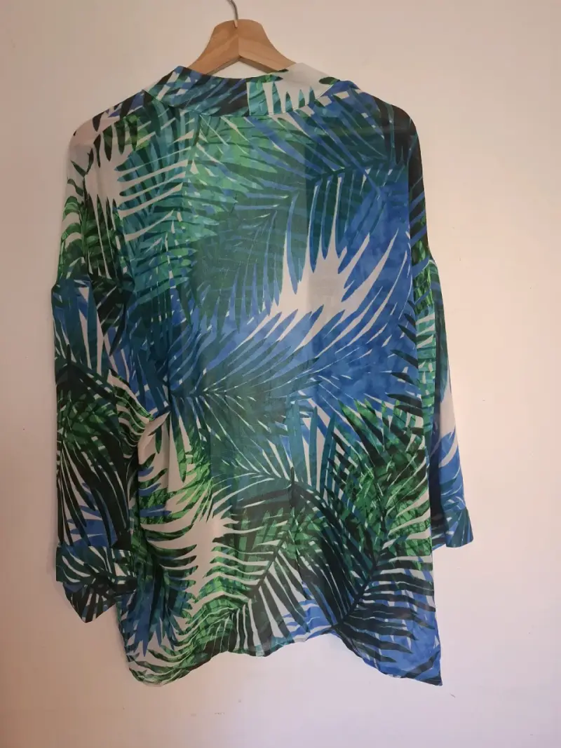 Kimono estampado hojas Calvin Klein - 3