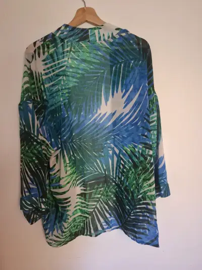 Kimono estampado hojas Calvin Klein - miniatura 3