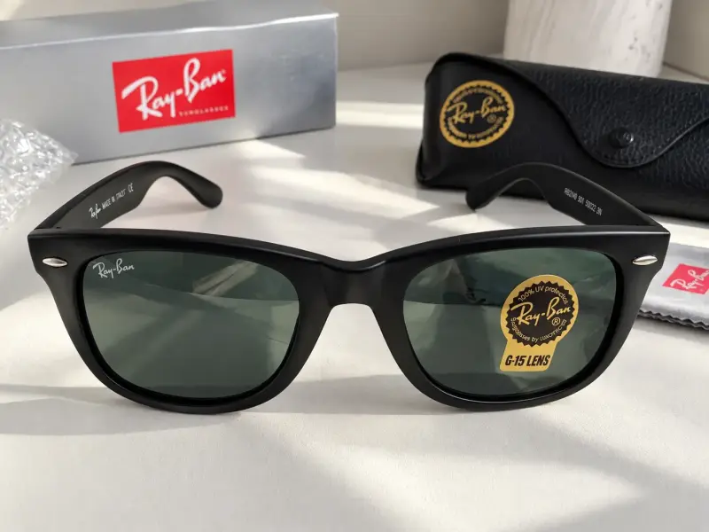 Ray-Ban Wayfarer RB2140 901 G-15 Nuevas - 2