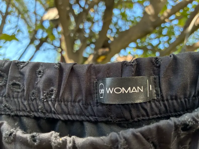 Shorts negros mujer talla M marca Urb - 3