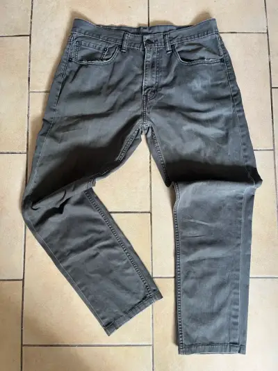 Jeans Levi's 505 Gris Talla 32 - miniatura 3