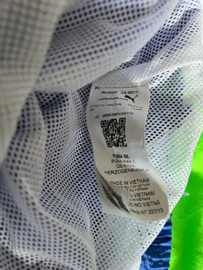 Chaqueta deportiva multicolor Puma talla S - miniatura 4