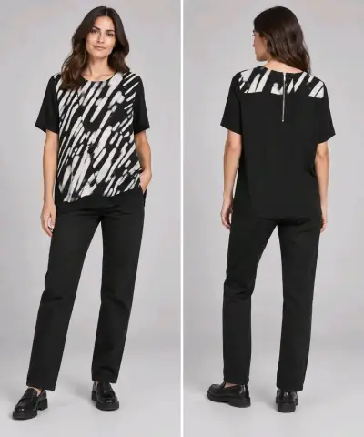 Polera Calvin Klein Jeans estampado abstracto - miniatura 1
