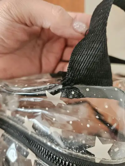Mochila transparente con diseño de estrellas - miniatura 5