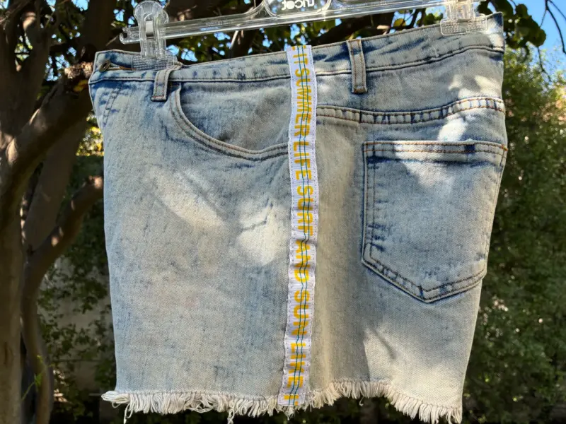 Shorts de jeans desgastados mujer - 3
