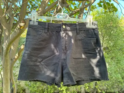 Shorts niña negros talla 14 - miniatura 1