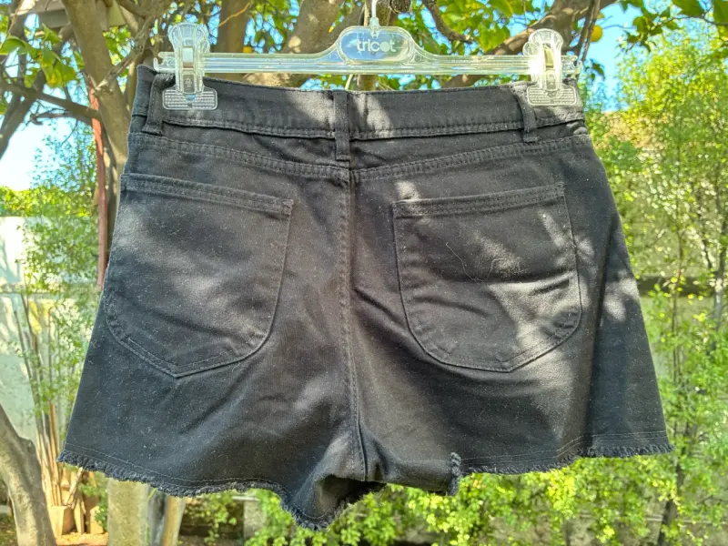 Shorts niña negros talla 14 - 2