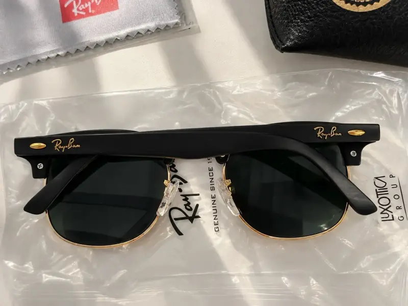 Lentes de Sol Ray-Ban Clubmaster RB3016 Negro - 2