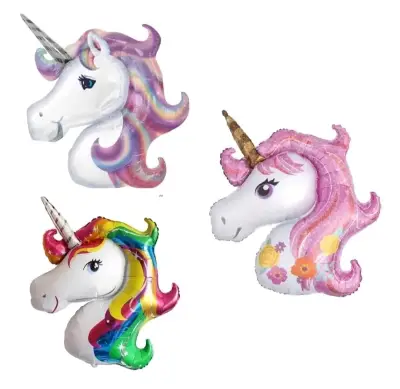22 Globos de unicornio, incluye varillas - miniatura 1