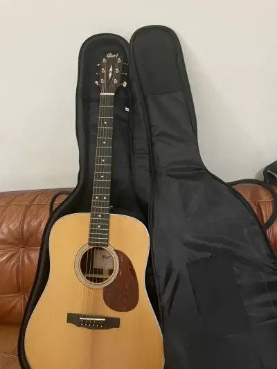 Guitarra acústica Cort Earth200F ATV SG con funda - miniatura 1