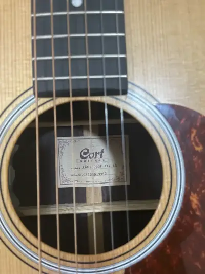 Guitarra acústica Cort Earth200F ATV SG con funda - miniatura 3