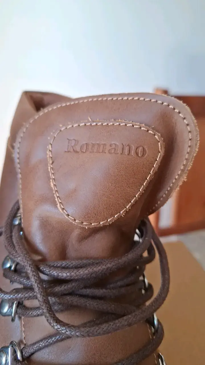 Botas de cuero marrón Romano para mujer - 4