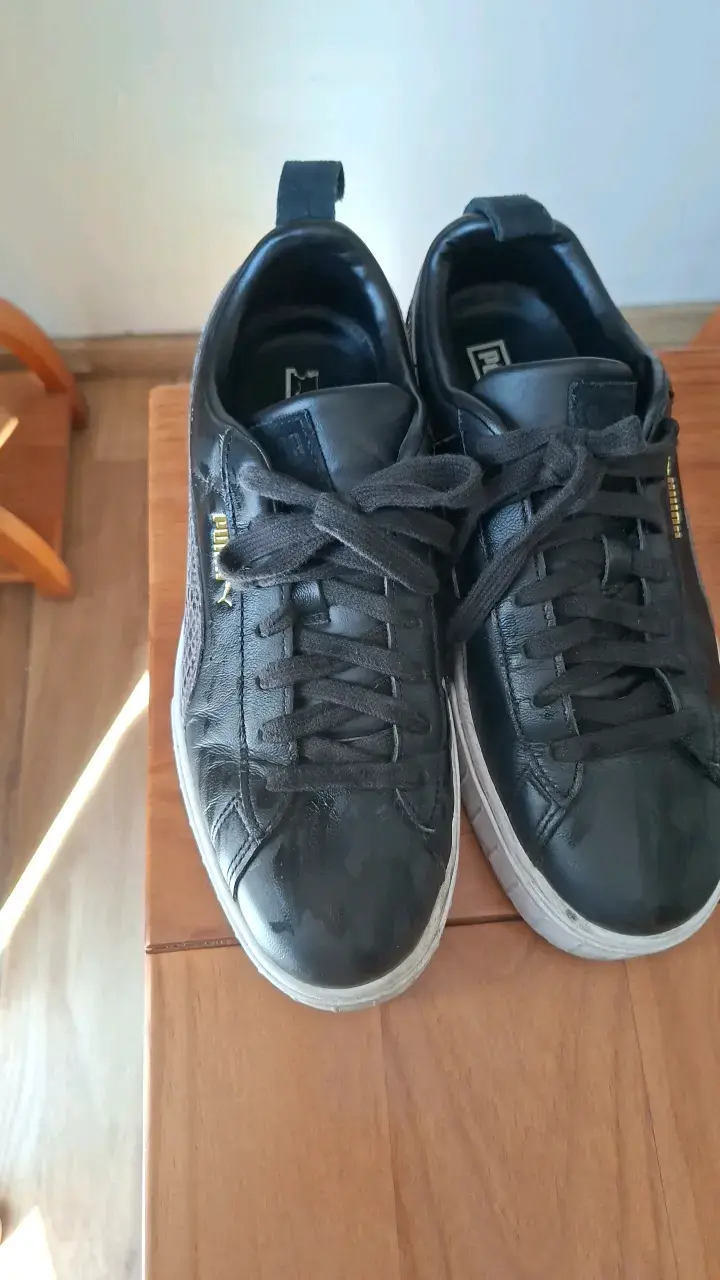 Zapatillas negras Puma con plataforma - 2