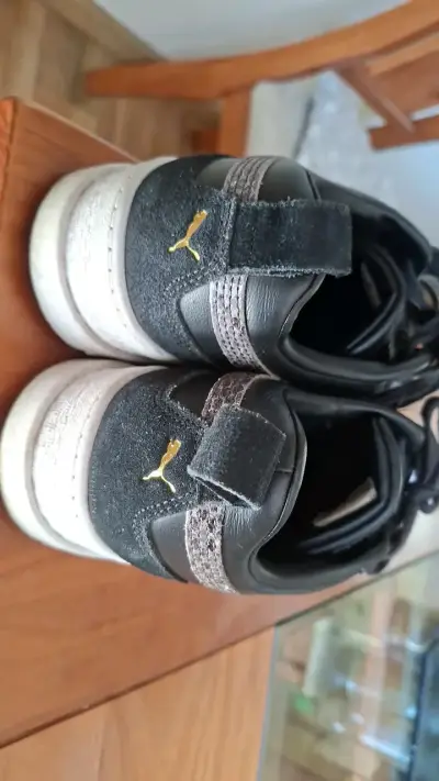 Zapatillas negras Puma con plataforma - miniatura 3
