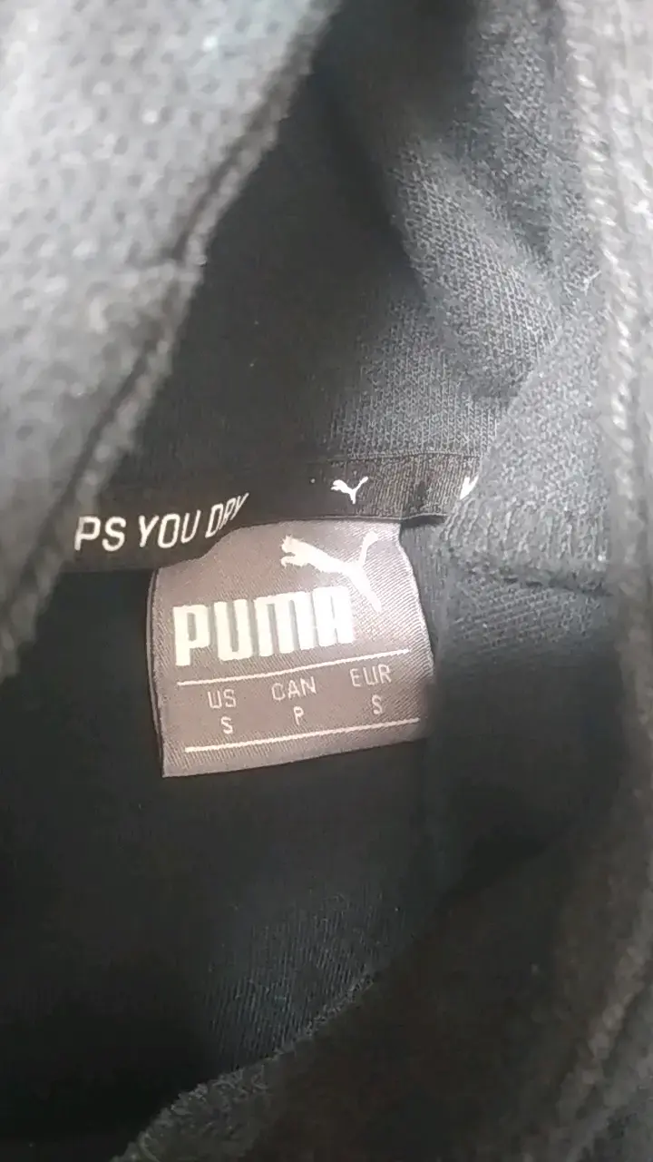Polerón con capucha negro Puma para hombre - 2