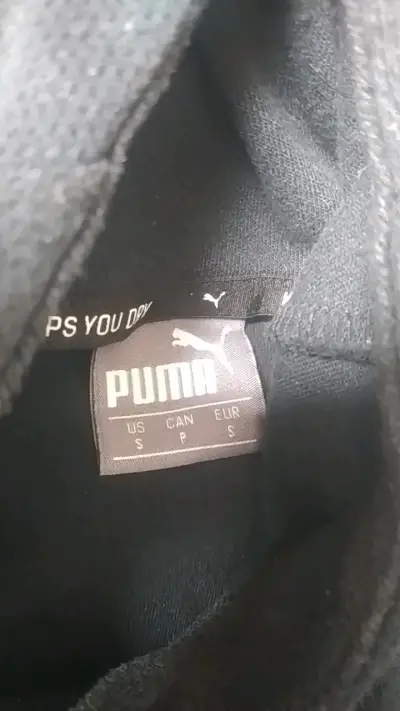 Polerón con capucha negro Puma para hombre - miniatura 2