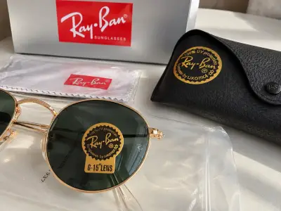 Lentes de Sol Ray-Ban RB3447 Redondos Dorados G-15 - miniatura 2