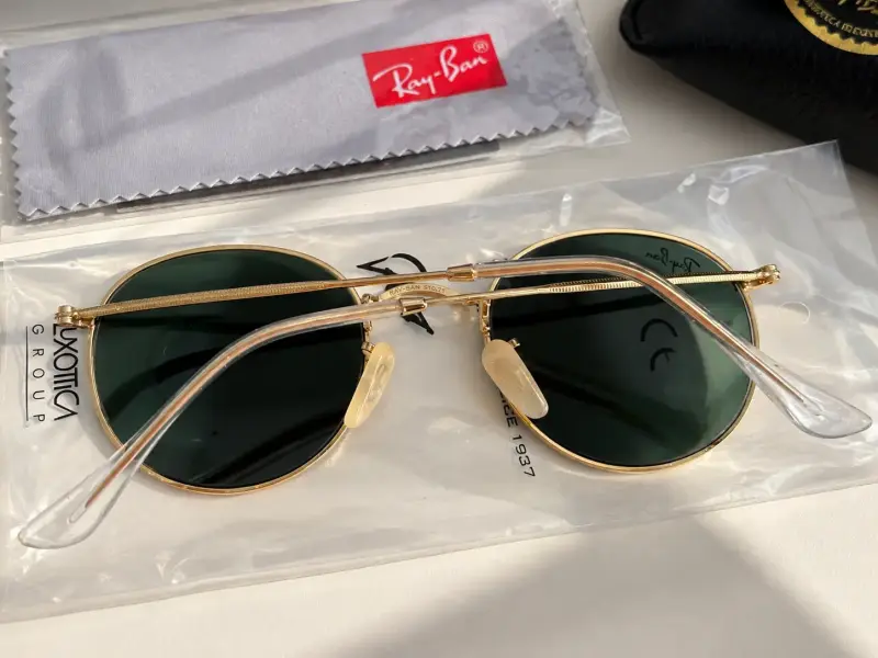 Lentes de Sol Ray-Ban RB3447 Redondos Dorados G-15 - 3