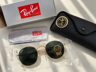 Lentes de Sol Ray-Ban RB3447 Redondos Dorados G-15 - miniatura 1