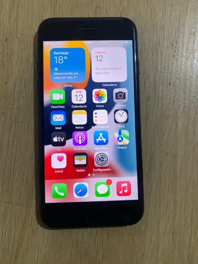 iPhone 7 en buen estado color negro - miniatura 3