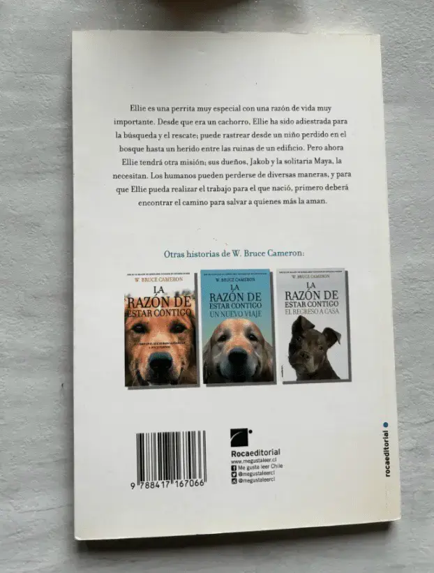 Libro 'La Razón de Estar Contigo' de W. Bruce Cameron - 2