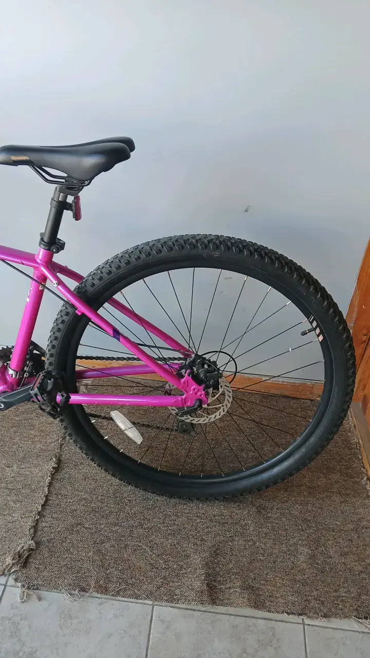 Bicicleta montaña Oxford rosada con frenos de disc - 3