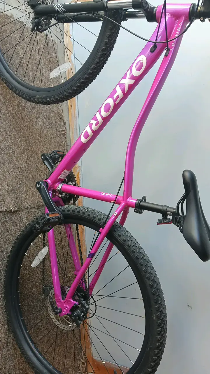 Bicicleta montaña Oxford rosada con frenos de disc - 4