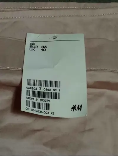 Blusa rosa con mangas acampanadas H&M talla 36 - miniatura 1