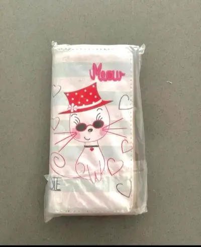 Billetera estuche de lápices peluche multicolor - miniatura 5