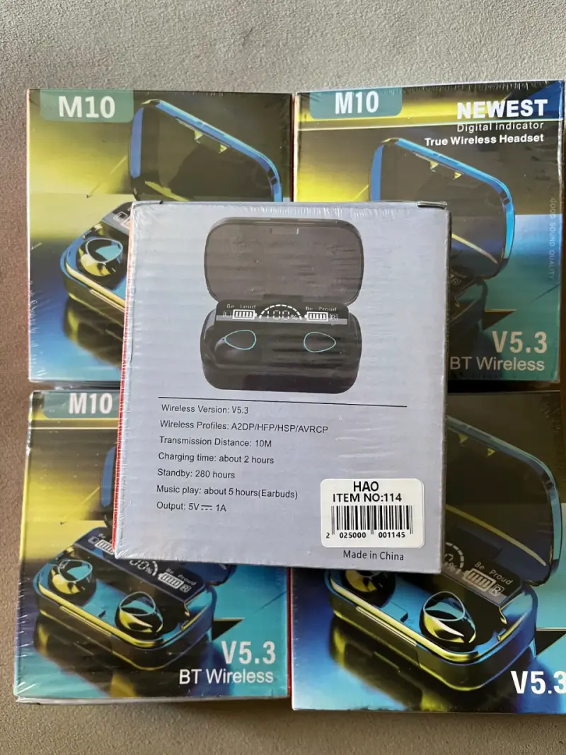 Audífonos Inalámbricos M90 Pro con Caja de Carga - 6